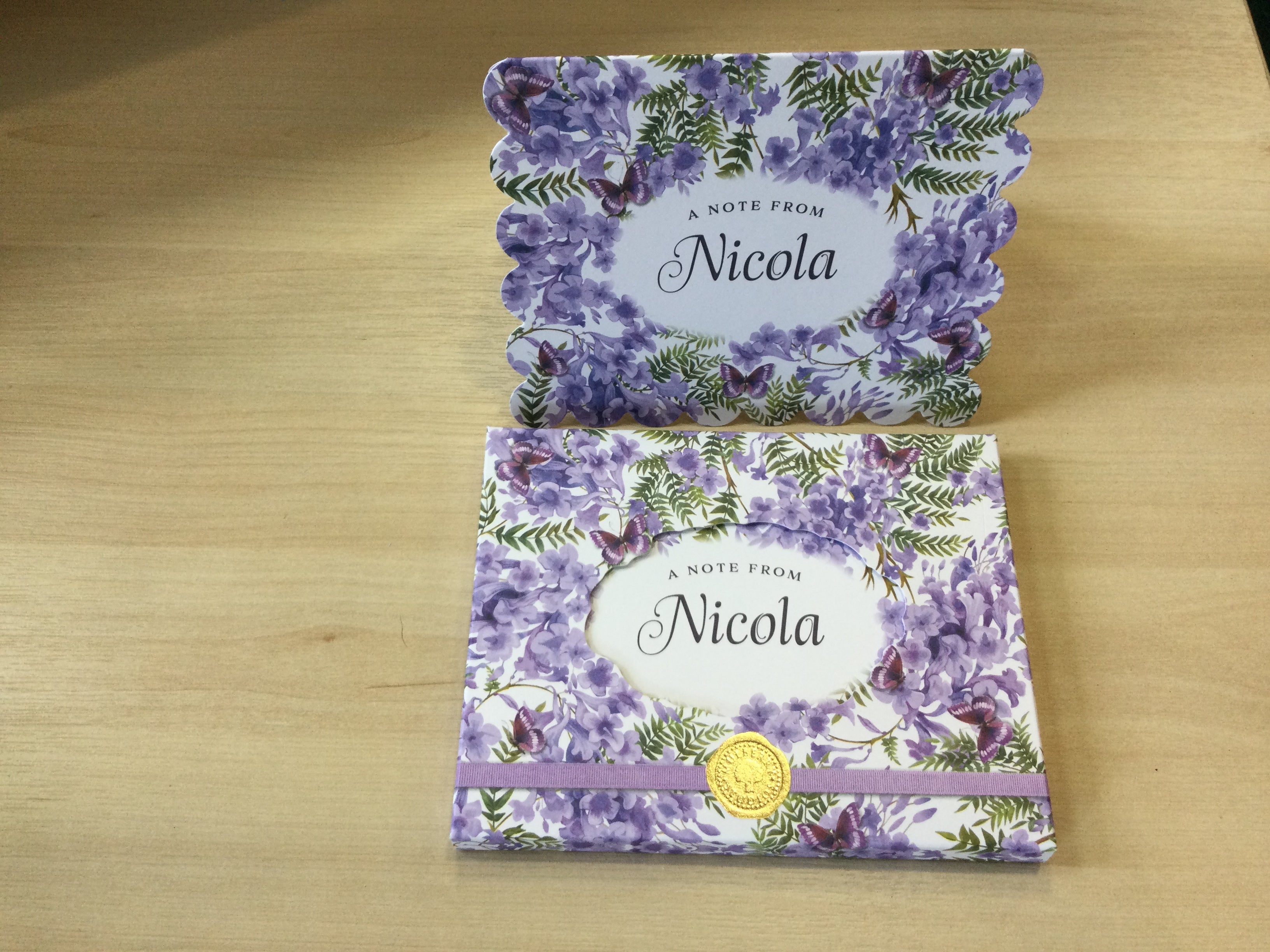 A Note from Nicola - 8 notelets