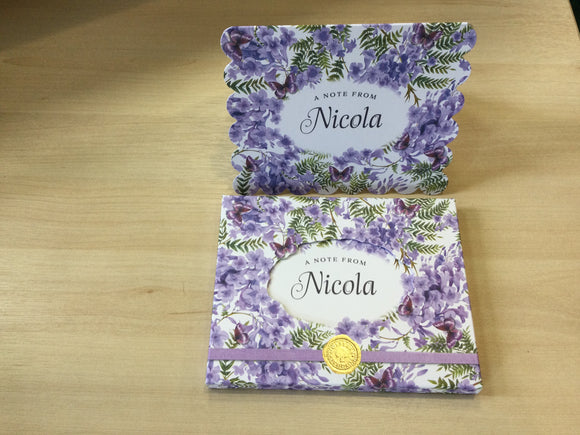 A Note from Nicola - 8 notelets