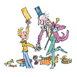 Charlie & the Chocolate Factory - Quentin Blake blank Card