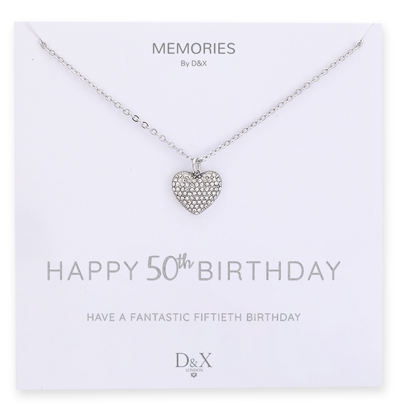 Happy 50th  Birthday - memories necklace