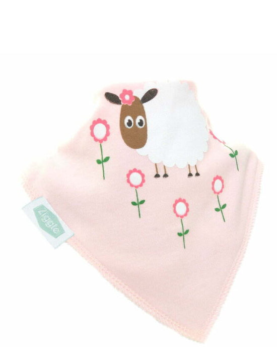 Pink Sheep Dribble Bib - Ziggle Baby