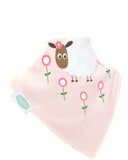 Pink Sheep Dribble Bib - Ziggle Baby