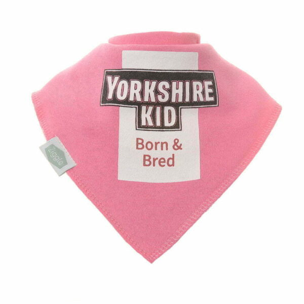 Pink Yorkshire Kid Dribble Bib - Ziggle Baby