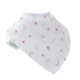 Flowers and ferns dribble baby bib - Ziggle Baby