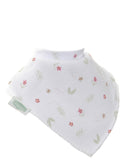 Flowers and ferns dribble baby bib - Ziggle Baby