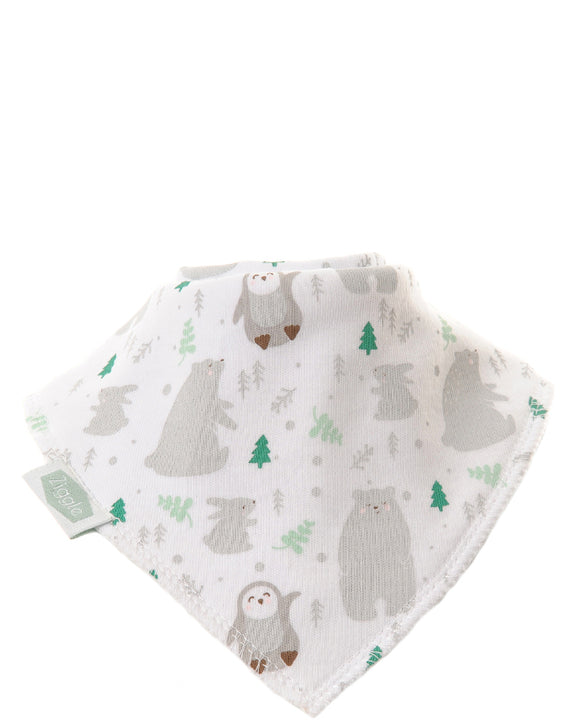 Winter Animals Christmas Bib - Ziggle Baby