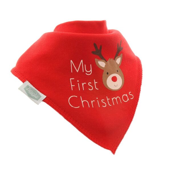 Ziggle Baby My First Christmas - Dribble Bib