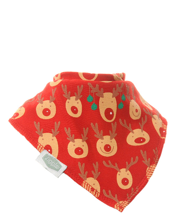 Reindeer Christmas Dribble Bib - Ziggle Baby