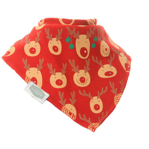 Reindeer Christmas Dribble Bib