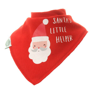 Santa's Little Helper Christmas Dribble Bib