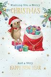 Wishing you a Merry Christmas card