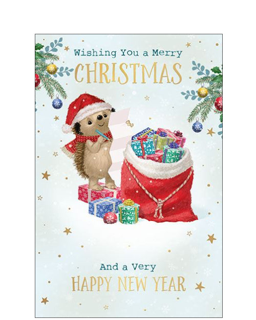 Wishing you a Merry Christmas card