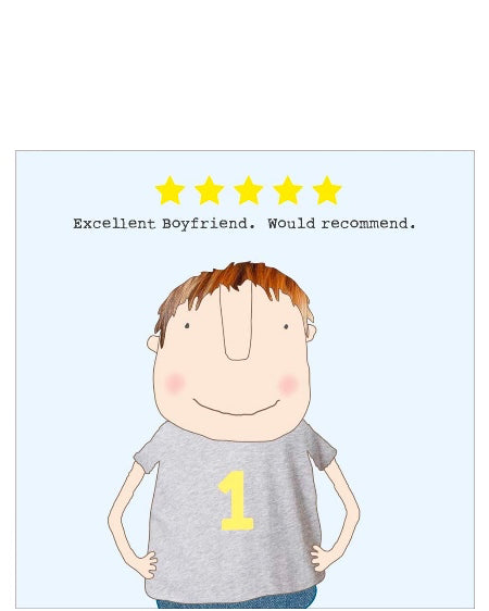 5* Boyfriend - Rosie Made a Thing card