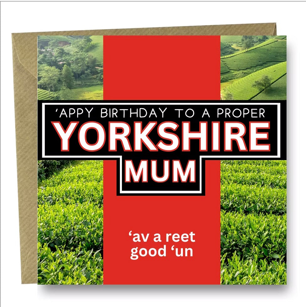 Yorkshire Mum Birthday card