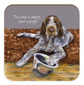Little Dog Laughed Empty Bowl - Coaster