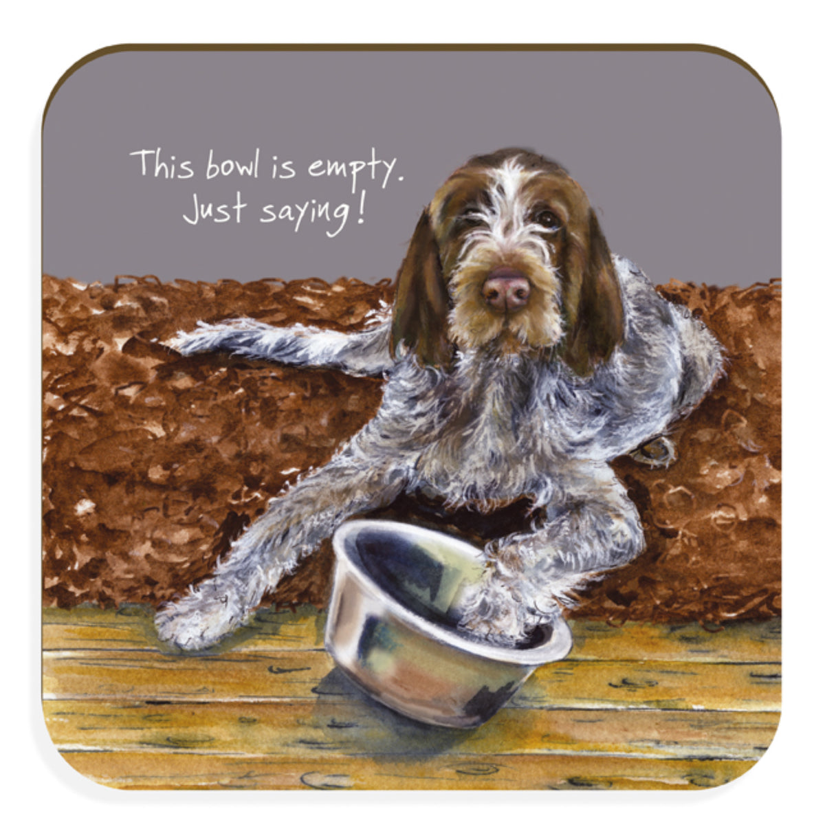 Little Dog Laughed Empty Bowl - Coaster