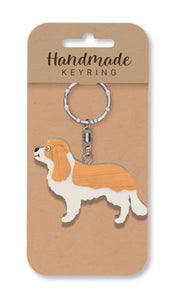 Cocker Spaniel -wooden Keyring