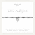 D&X Memories Darling Daughter (white-gold)- Bracelet