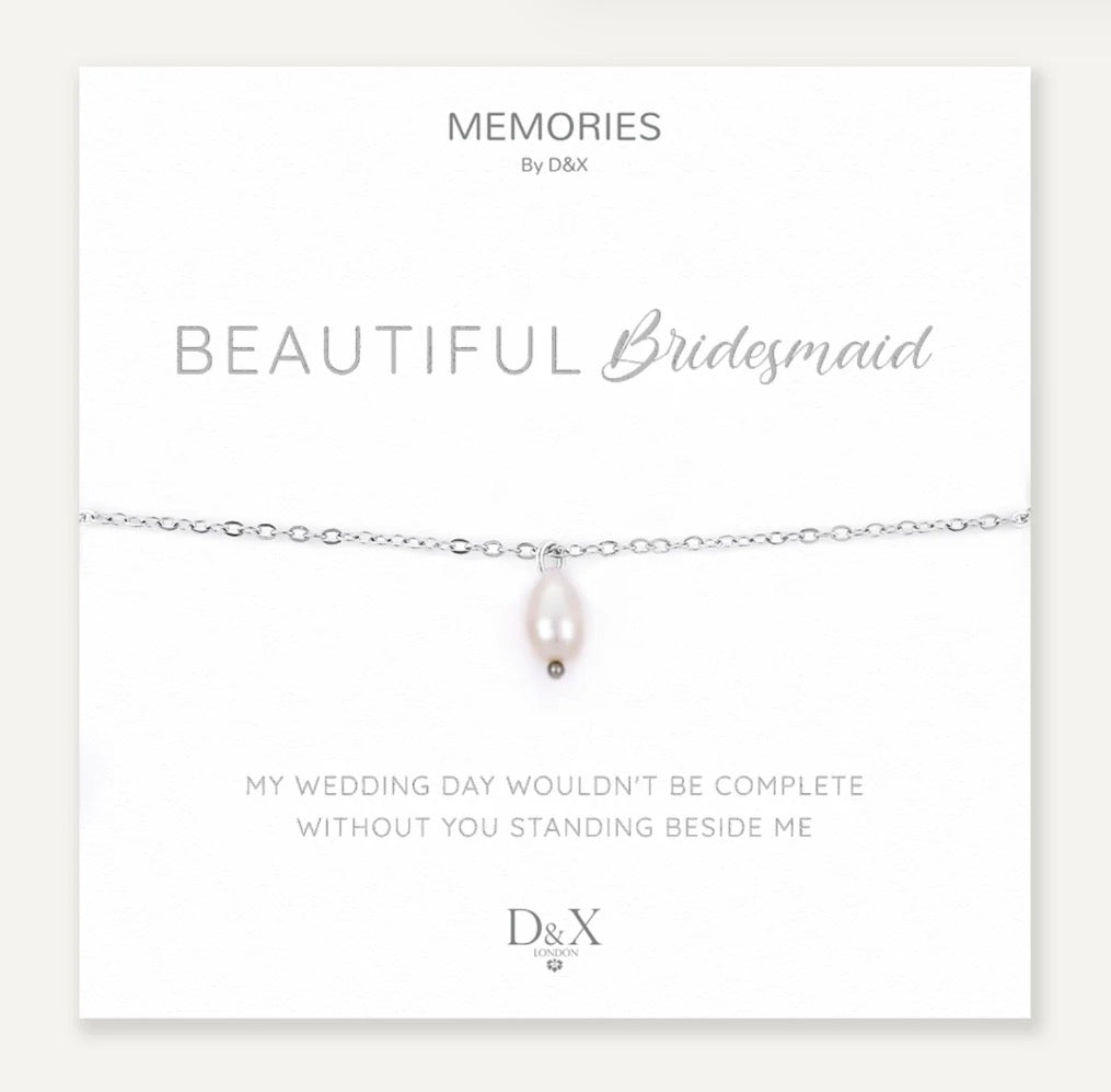 D&X Memories Beautiful Bridesmaid Bracelet