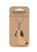 Dog 1 wooden keyring