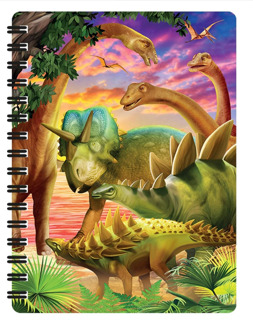 Dinosaur Lenticular -A6 Notebook