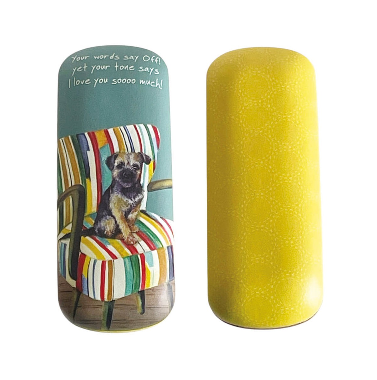 Little Dog Laughed Chair Off - Spectacles Case