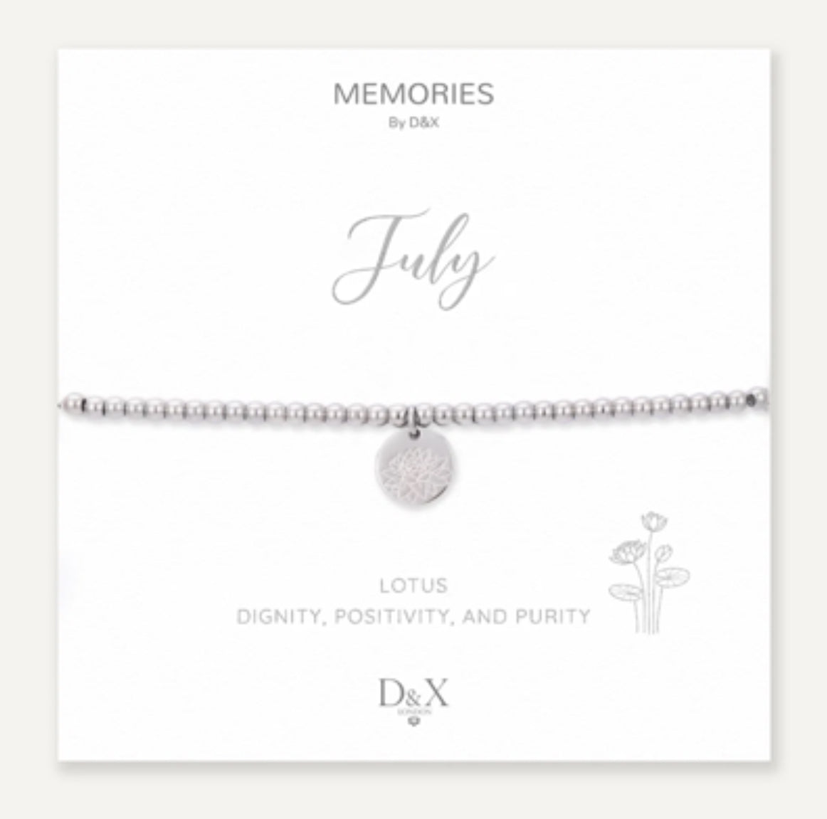 D&X Memories July - Bracelet