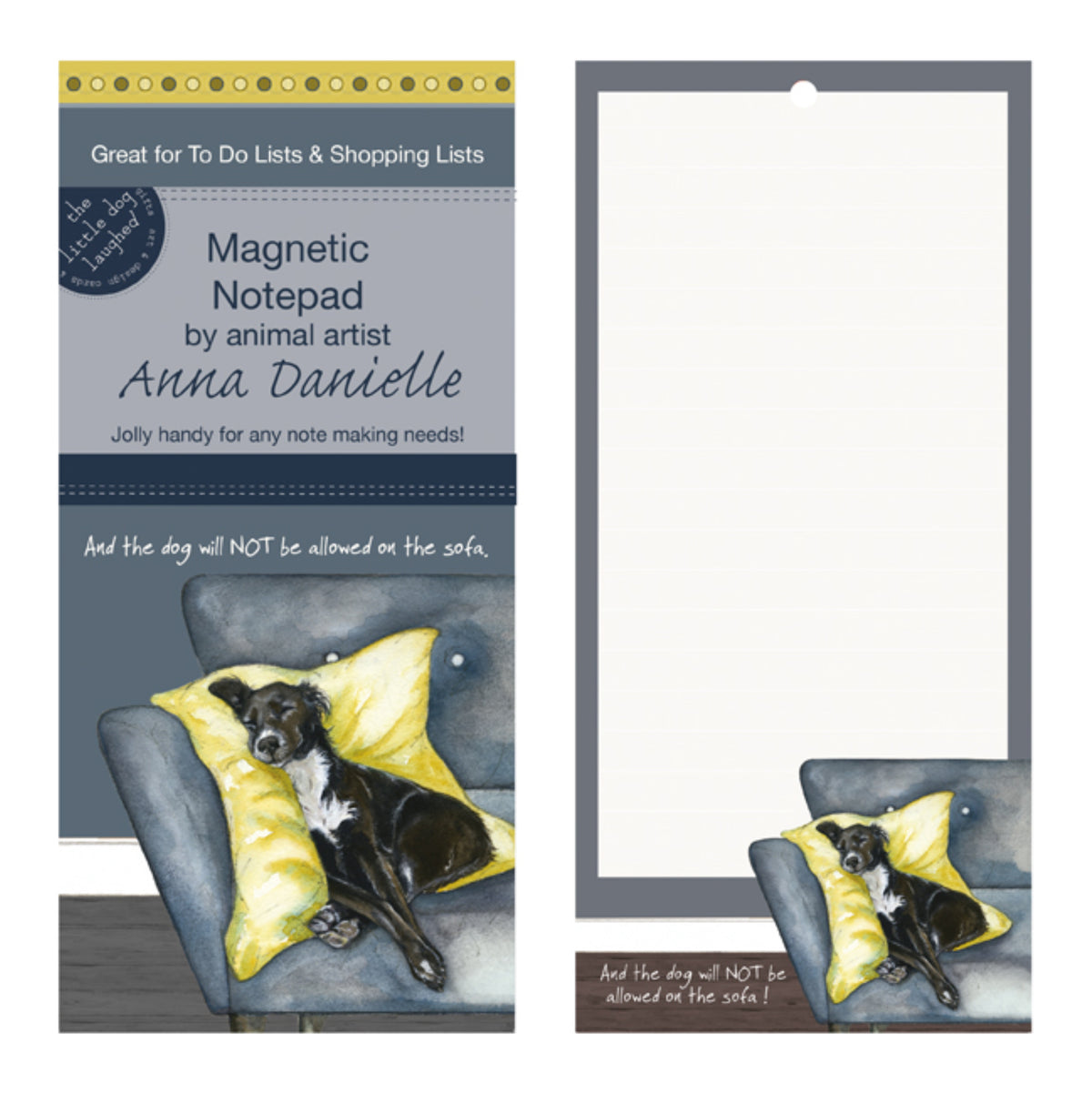 Little Dog Laughed Not Allowed - Magnetic Memo Pad