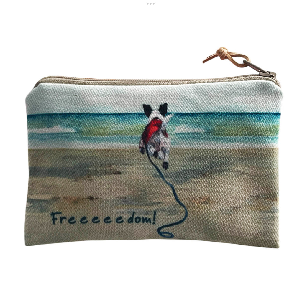 Little Dog Laughed Freedom - Card Purse