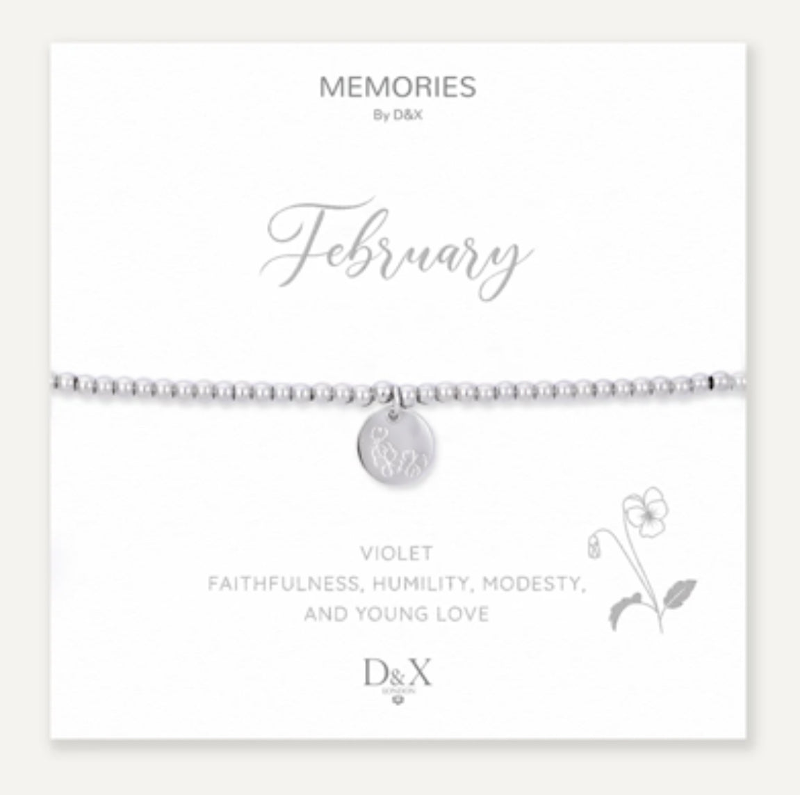 D&X Memories February - Bracelet