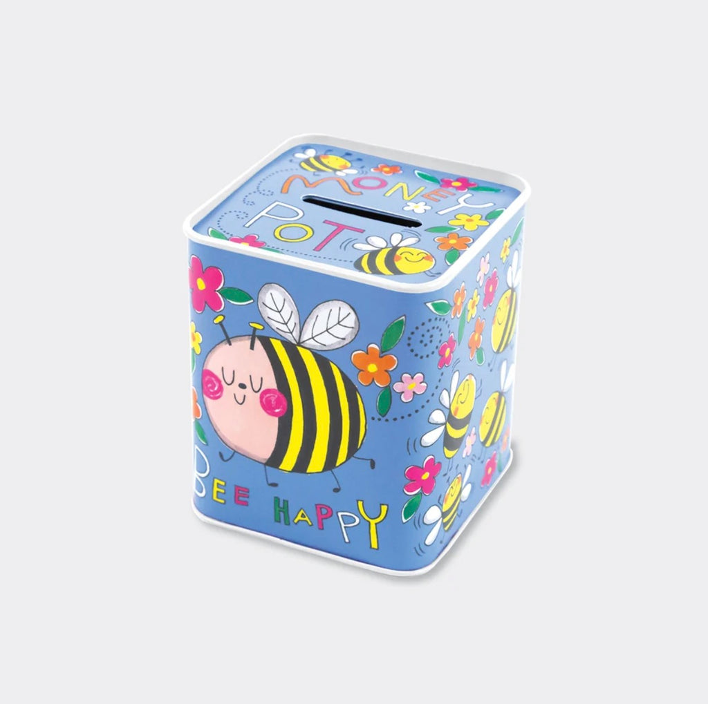 Bee Happy savings tin