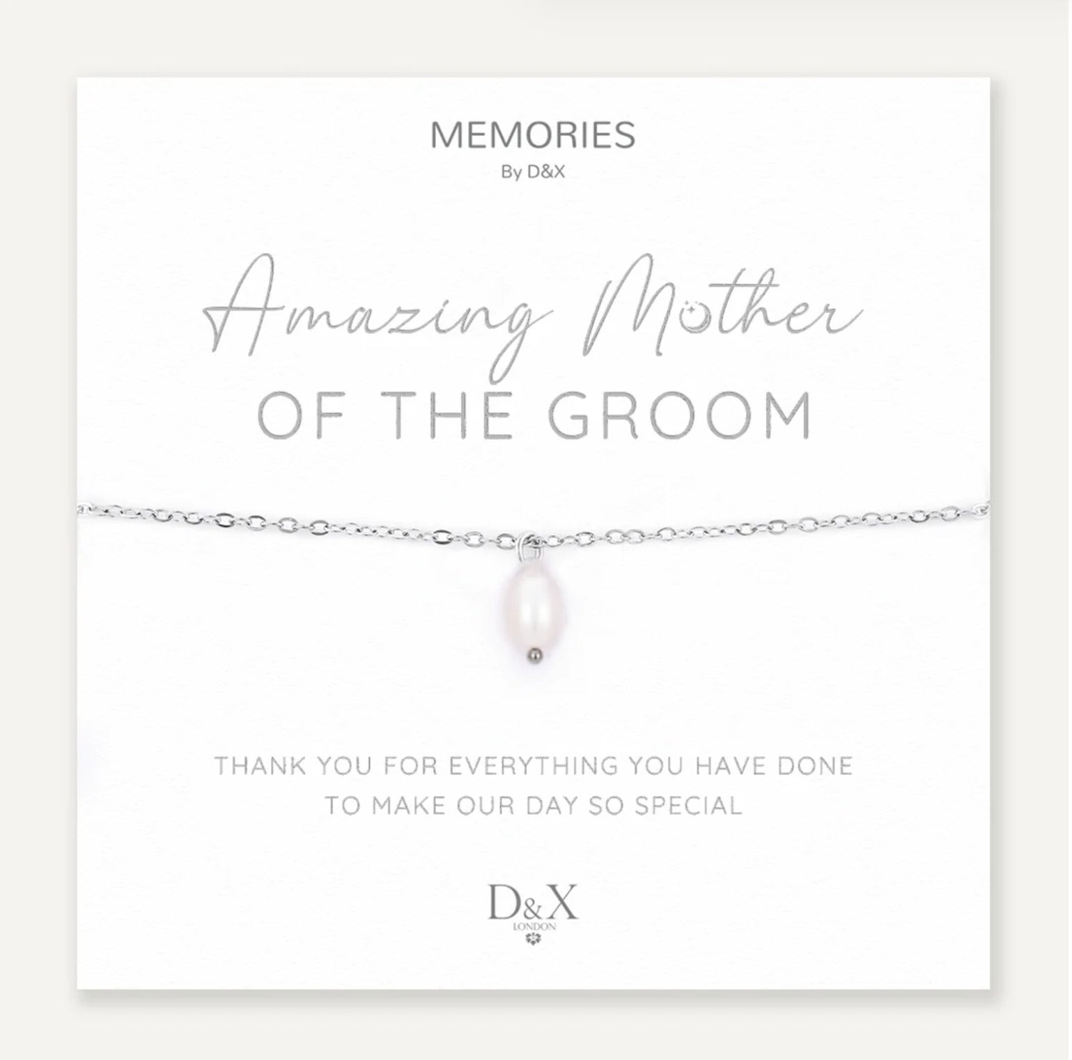 D&X Memories Mother of the Groom - Bracelet