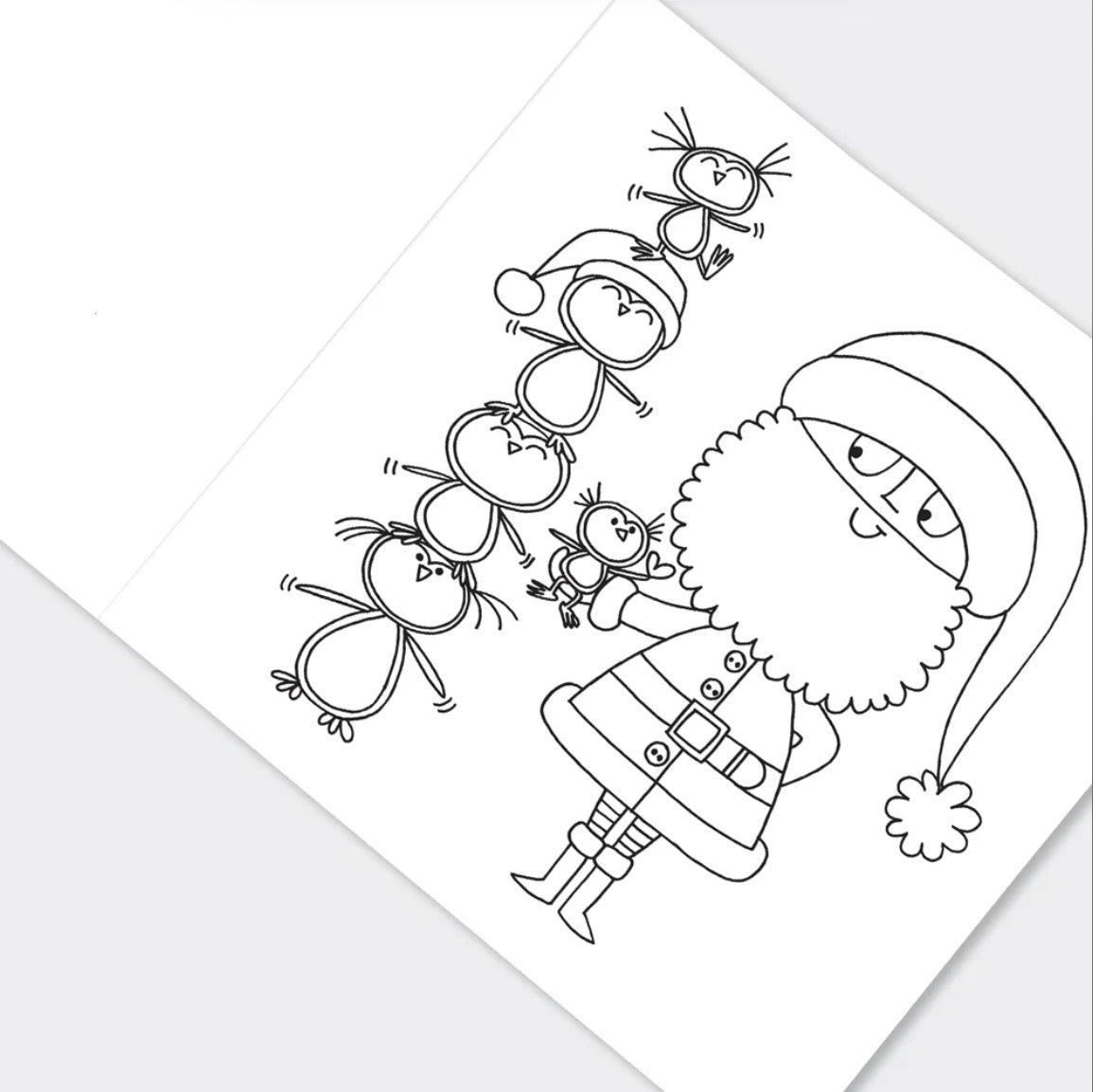 Rachel Ellen Santa - Colouring Book