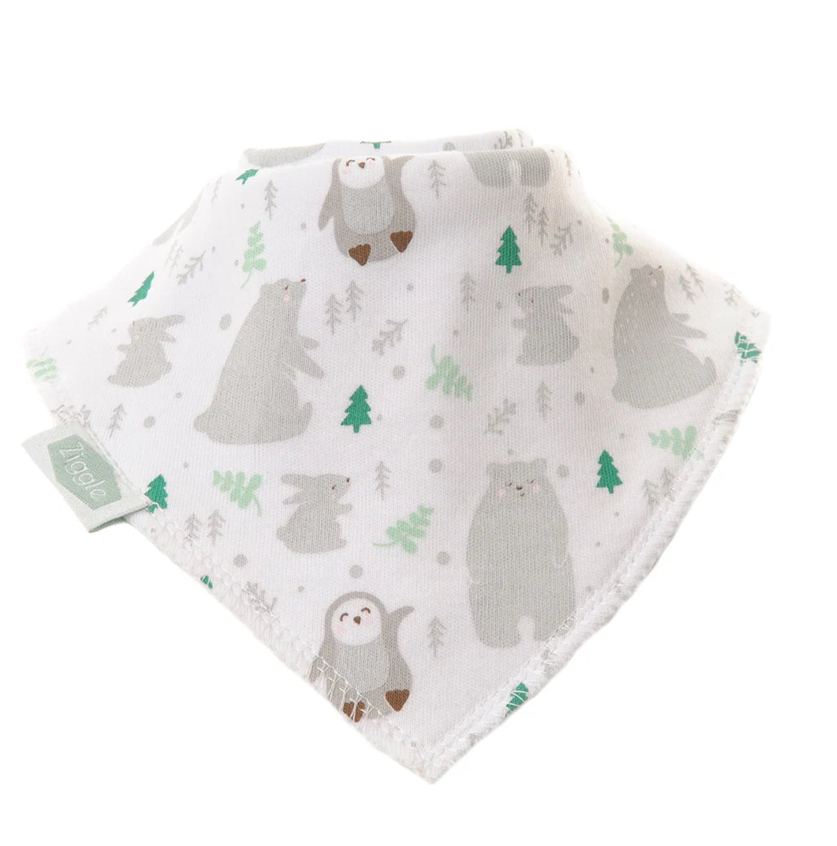 Ziggle Baby Penguins & Bears - Bribble Bib