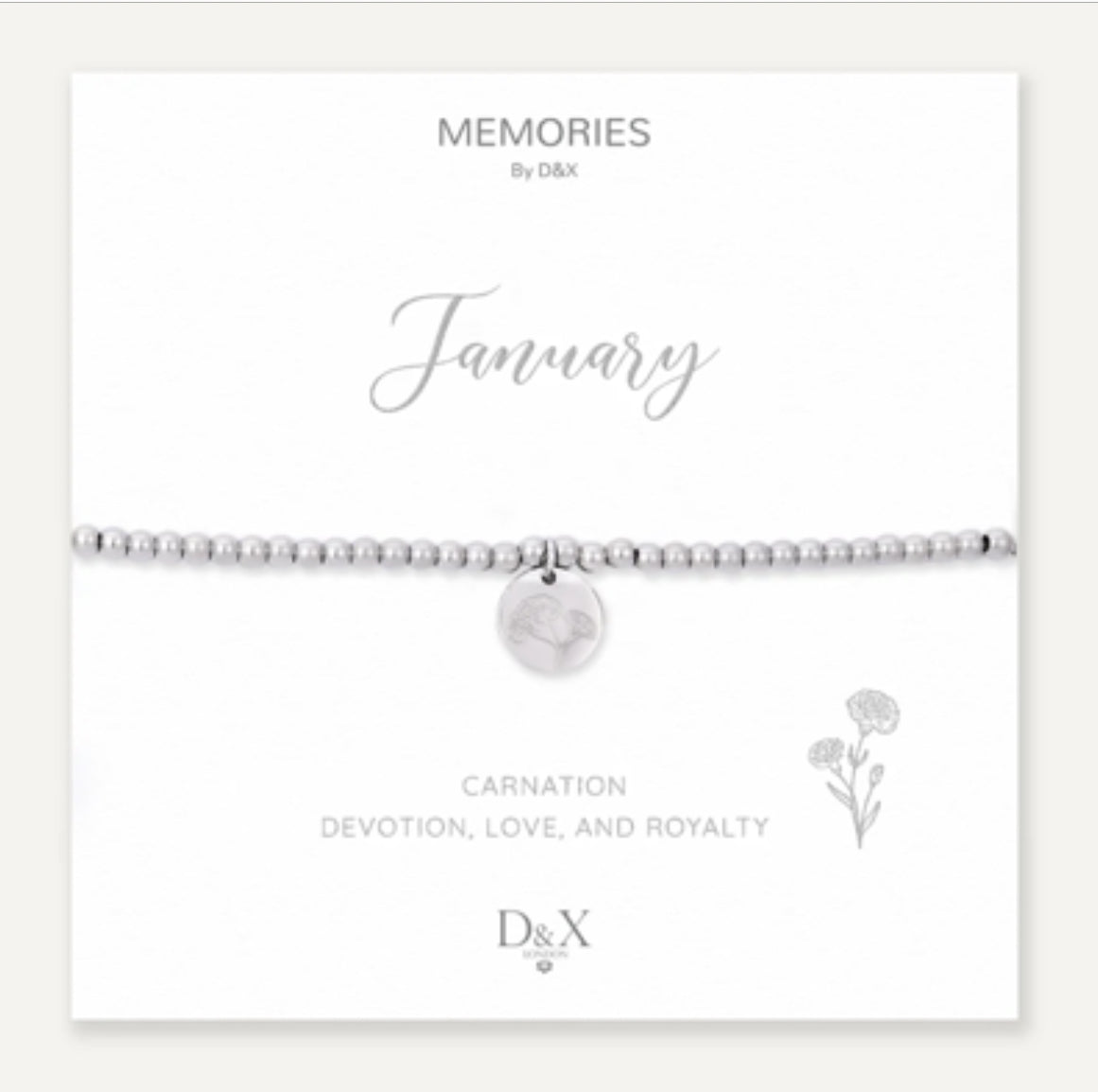 D&X Memories January - Bracelet