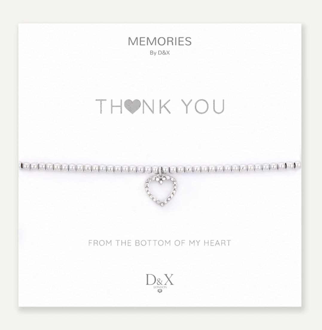 D&X Memories Thank You - Bracelet