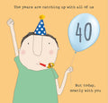 Years Catching up - Rosie Made a Thing 40th birthday card