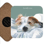 Little Dog Laughed Scruffy Love - Coaster