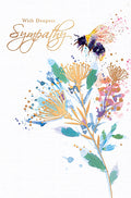 With deepest sympathy - Sympathy greetings card