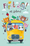 First Day at School card