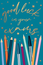 Good luck in your exams card