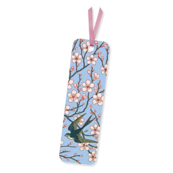 This bookmark is decorated with detail from Walter Crane's Almond Blossom and Swallow wallpaper frieze, currently held by the V&A museum. These bookmarks are a great gift for every book lover - be they friend, family or yourself.