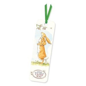 This bookmark is decorated with detail from artwork from the Guess How Much I Love You by Sam McBratney and Anita Jeram. These bookmarks are a great gift for every book lover - be they friend, family or yourself.