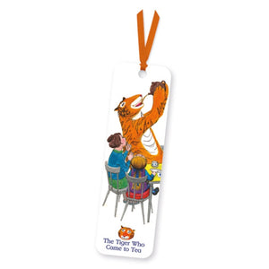 This bookmark is decorated with an illustration by from Judith Kerr's book The Tiger Who Came to Tea showing tiger drinking tea straight from the teapot. These bookmarks are a great gift for every book lover - be they friend, family or yourself.
