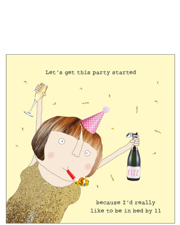 Let's get this Party started - Rosie Made a Thing Birthday card