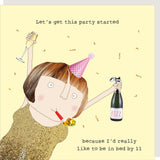 Let's get this Party started - Rosie Made a Thing Birthday card