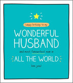 Wonderful Husband - Happy Jackson birthday card