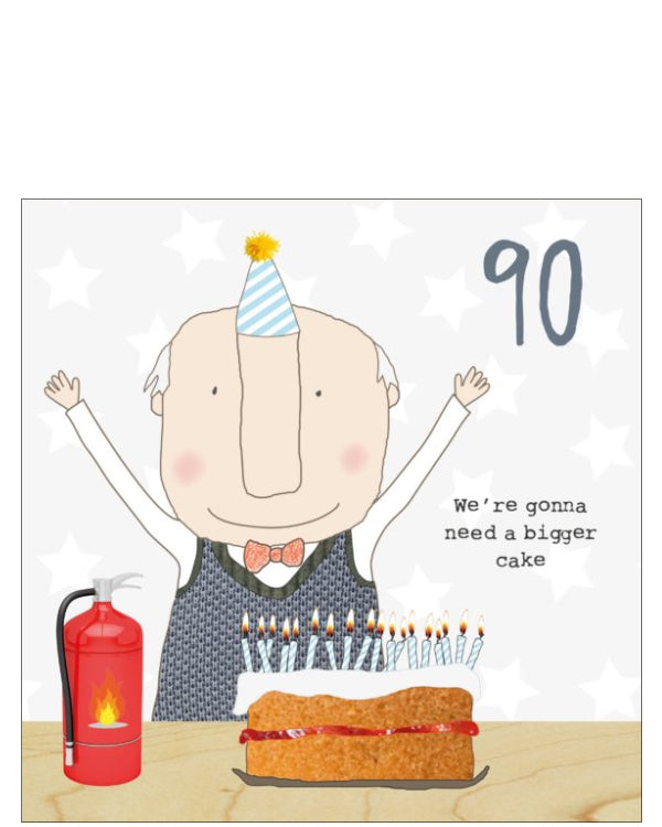 90th birthday - Rosie Made a Thing card