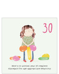 Rosie Made a Thing - 30th birthday card