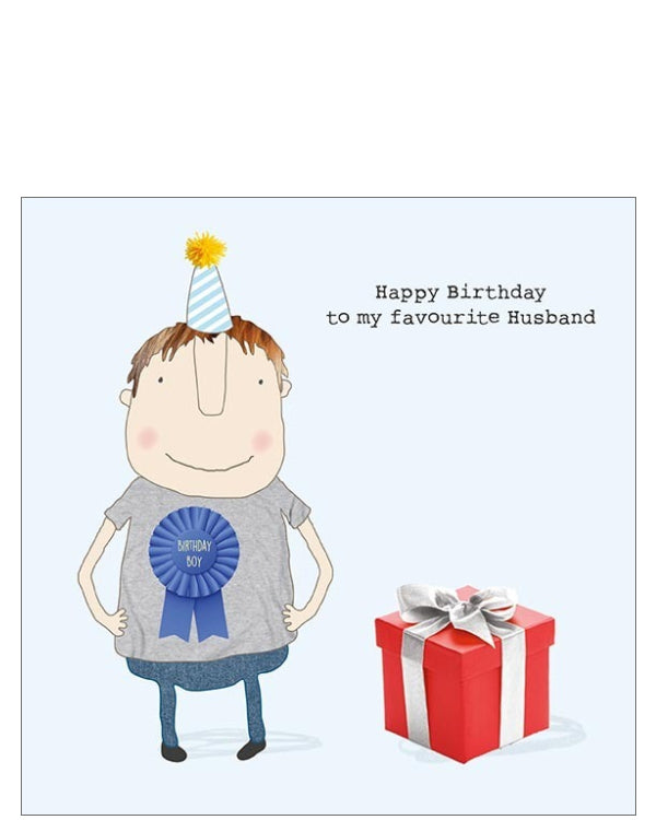 To my favourite husband - Rosie Made a Thing birthday card